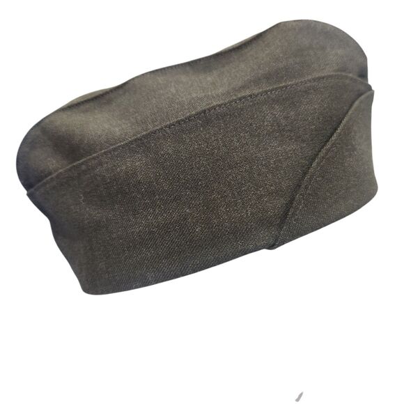 VTG 1987 USMC Mans Wool Serge Garrison Cap Green (#2234) Sz 6 7/8-Cold War - Picture 5 of 6